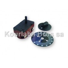 Timer 60' with dial and Knob mechanic equalizer / 4 Contacts