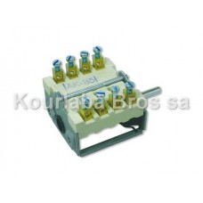 Three-phase Porcelain Switch / 4 + 4 Contacts