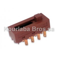 Sliding Switch / 3 positions / 8 contacts
