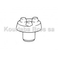 Microwave Oven Coupling for Rotating Tray Belling