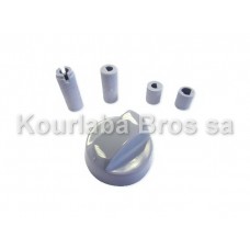 Cookers Knob for General Use with adapters / Grey