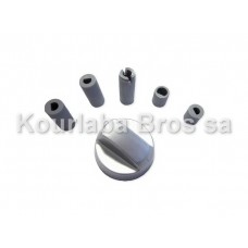 Cookers Knob for General Use with adapters / Silver