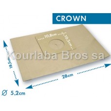 Χάρτινες Σακούλες Σκούπας Crown