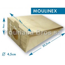 Χάρτινες Σακούλες Σκούπας Moulinex / 375, 388, 403, 503, 697, 70