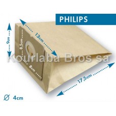 Χάρτινες Σακούλες Σκούπας Philips / Cylinder