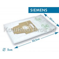 Vacuum Cleaner Textile Bags Siemens, Bosch / Type P, Ergomax