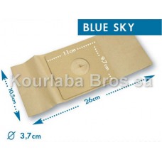 Χάρτινες Σακούλες Σκούπας Blue sky / BVC117B