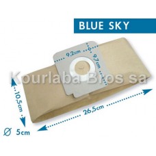Χάρτινες Σακούλες Σκούπας Blue sky / BVC8508
