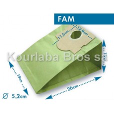 Χάρτινες Σακούλες Σκούπας Fam / FT3000, 3200DK