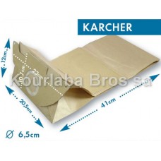 Χάρτινες Σακούλες Σκούπας Karcher / 2501, 2601, 3001